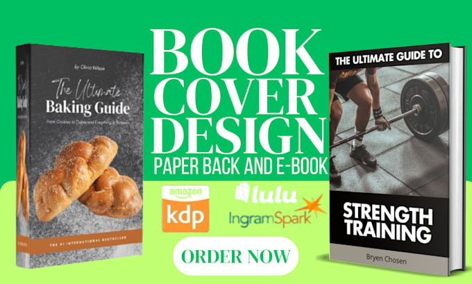 Gig Preview - Design KDP ebook covers, revamp coffee table ebooks , design cookbook covers