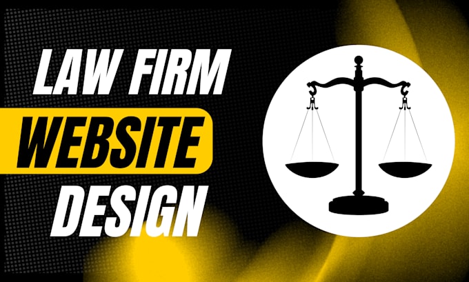 Gig Preview - Law firm website design attorney website redesign lawyer website