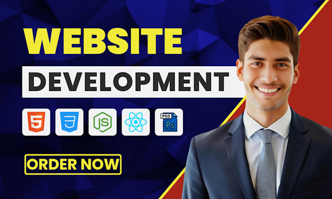 Gig Preview - Be your front end web developer html, css, javascript, and bootstrap