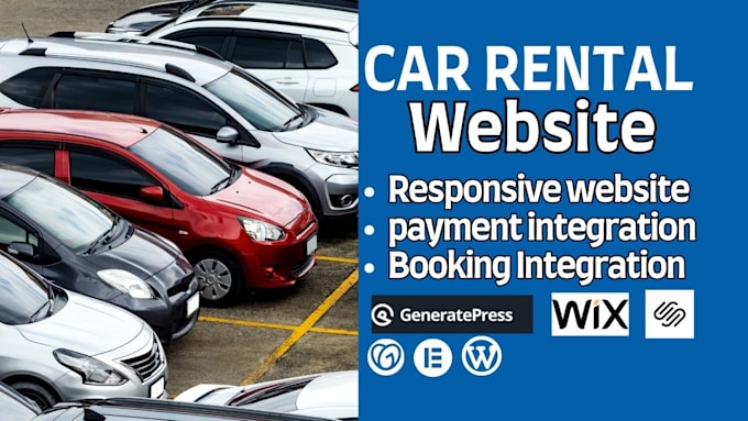 Gig Preview - Design car rental website car dealership booking website woocommerce payment SEO