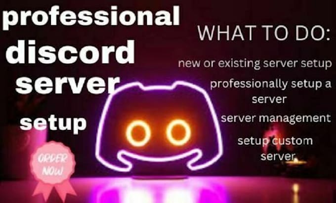 Gig Preview - Setup custom discord server professionally