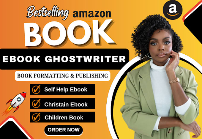 Gig Preview - Be your self help ebook writer, nonfiction, christian, and romance ghostwriter