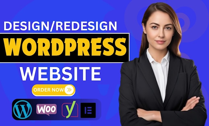 Gig Preview - Redesign wordpress website design wordpress elementor pro redesign woocommerce