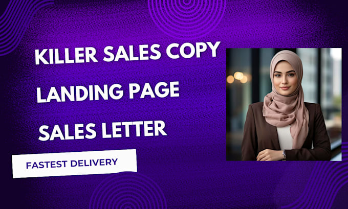 Gig Preview - Write impactful sales copy for sales page, funnel, landing page