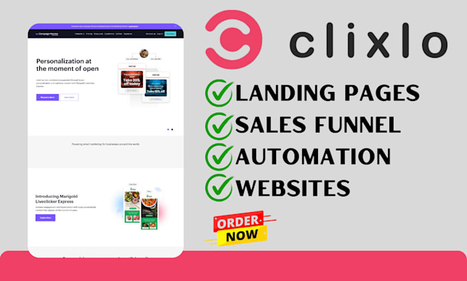 Gig Preview - Transfer clixlo to gohighlevel clixlo sales funnel clixlo automation funnel