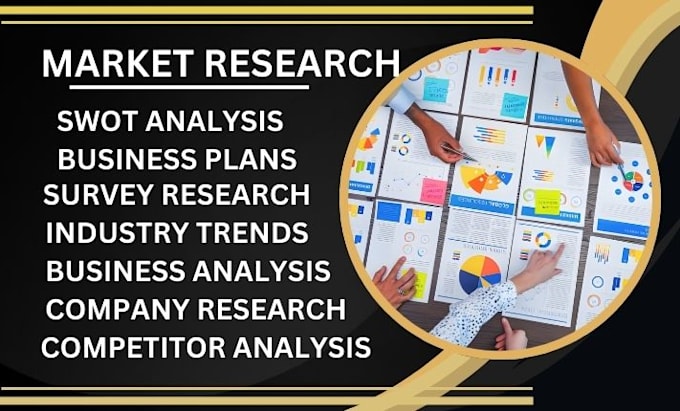 Gig Preview - Market research, industry analysis, business plan,   swot analysis, trends