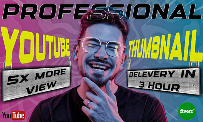 Gig Preview - Design best youtube thumbnail with high CTR in 3 hour