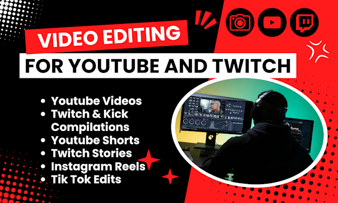 Bestseller - edit your youtube videos or create twitch compilation videos