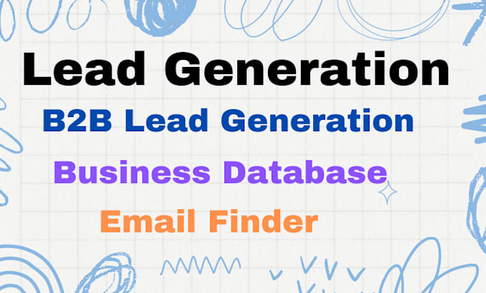 Gig Preview - Do lead generation business database data finding email list data mining