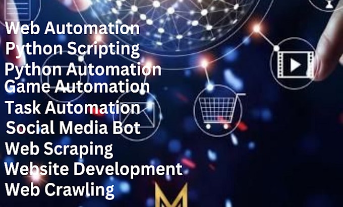 Gig Preview - Do web automation, python script, python bot, automated script