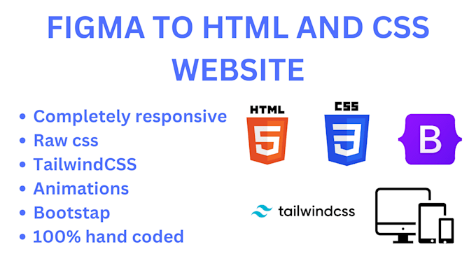 Gig Preview - Do html css websites figma to html css responsive