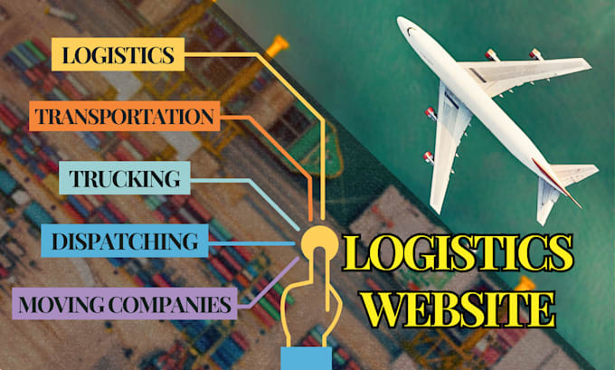 Gig Preview - Build professional logistics, trucking, dispatch and transport services website