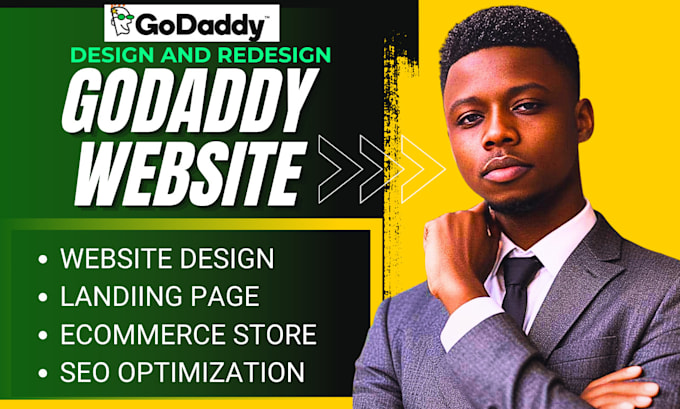 Bestseller - godaddy website design and  redesign expert godaddy design and SEO optimization