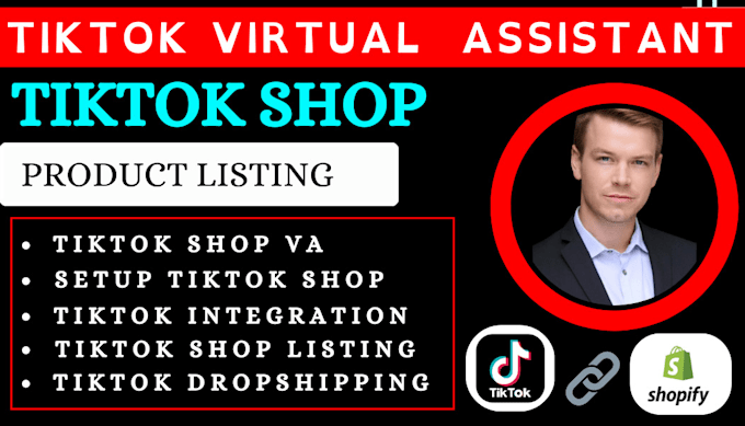 Gig Preview - Setup tiktok shop, tiktok ads promotion, dropshipping listing, affiliate manager