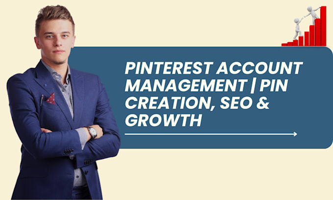 Gig Preview - Manage your pinterest account, pin creation and growth