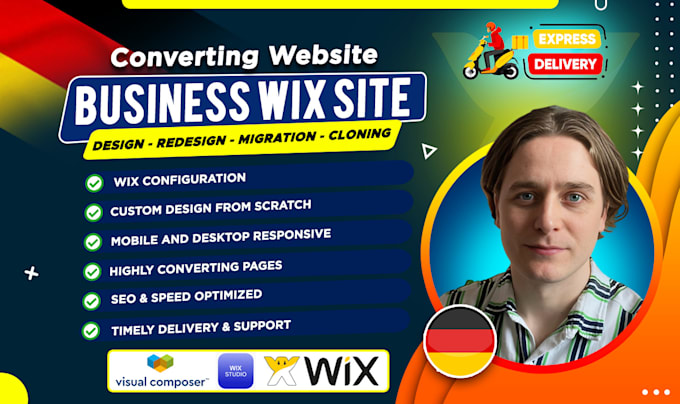 Bestseller - build wix business website design, or redesign wix website with SEO