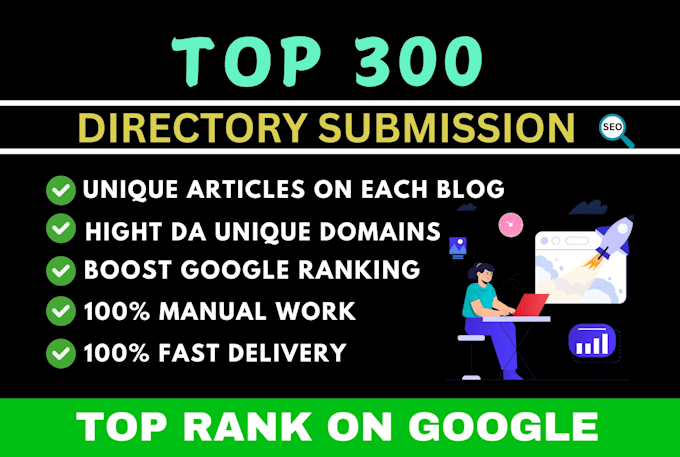 Gig Preview - Execute directory submissions for SEO with backlinks