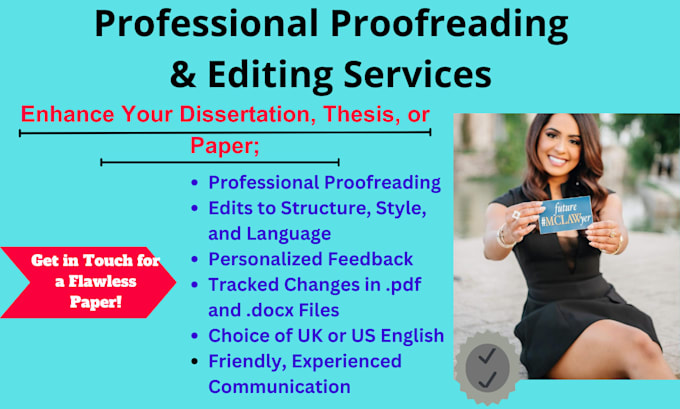 Gig Preview - Professionally proofread and edit your dissertation, thesis, or paper