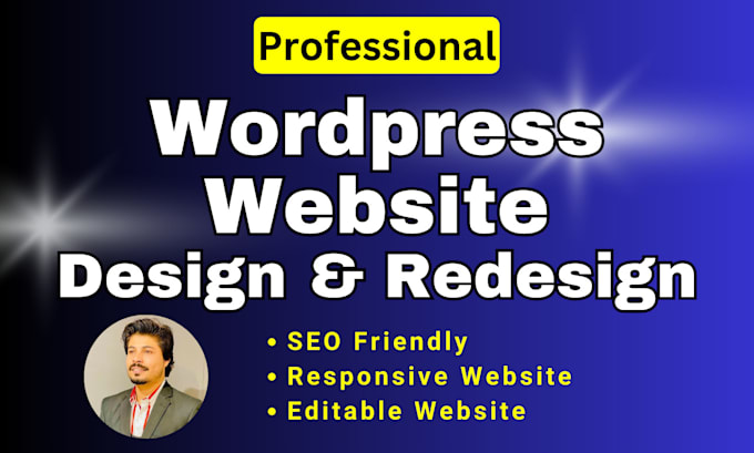 Gig Preview - Do professional wordpress website design and redesign