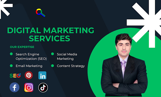 Gig Preview - Be your top digital marketing expert, onpage and offpage SEO