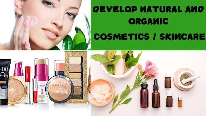 Gig Preview - Custom cosmetic formulation skincare and beauty products