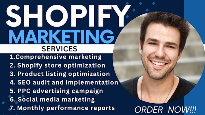 Gig Preview - Do shopify marketing shopify promotion ecommerce marketing to increase sales