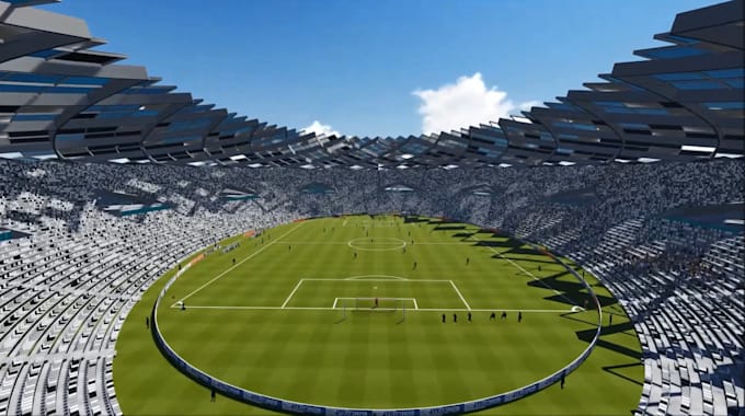 Bestseller - create 3d stadium animation, 3d gym animation, 3d sport complex, gaming arena