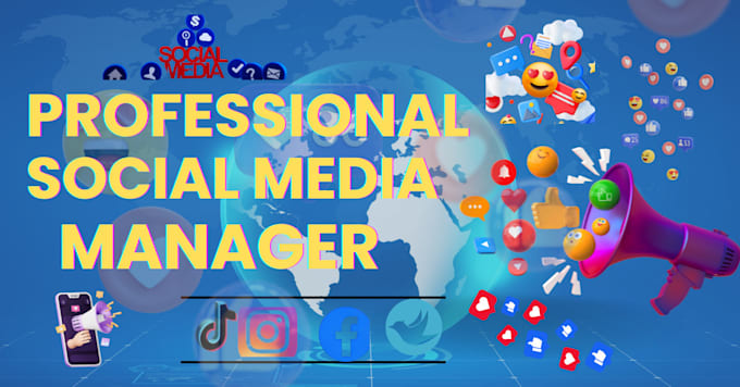 Gig Preview - Be your social media marketing manager