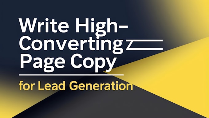 Gig Preview - Write sales copy high converting squeeze page copywriting