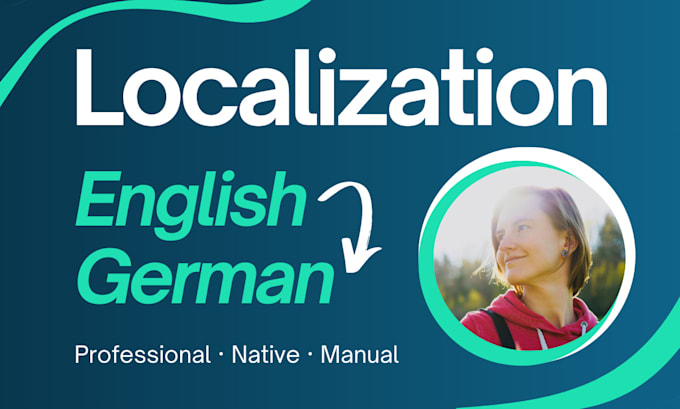 Gig Preview - Fully localize your content from english to german