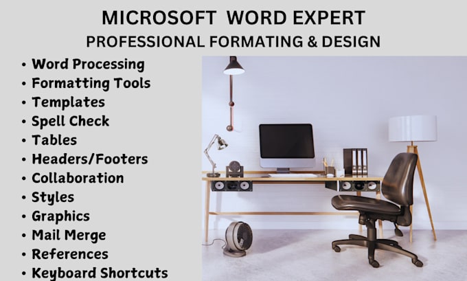 Gig Preview - Format edit and design microsoft word document