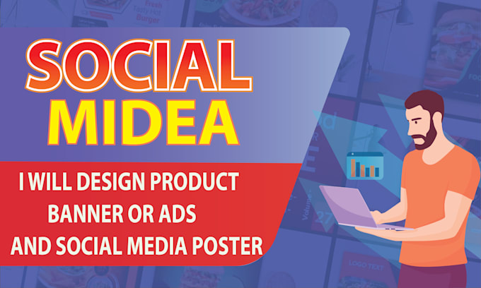 Gig Preview - Design product banner or ads and social media poster