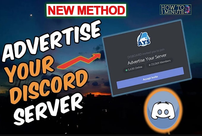 Gig Preview - Grow, boost and advertise your discord server to obtain real and active members