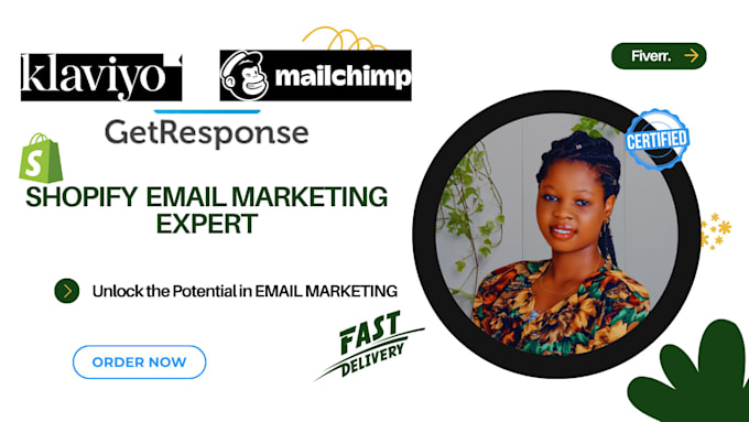 Gig Preview - Do mailchimp mailerlite landing page newsletter email template design popup form