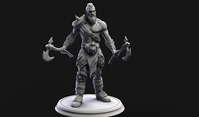 Gig Preview - Resculpt 3dstylized model,fix error in zbrush,toy figure,miniature,3dcosplay,stl