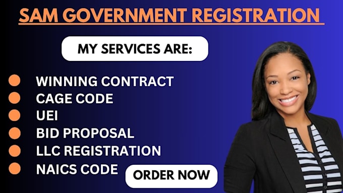 Bestseller - do sam gov registration, assist you with mbe certification, wbe, sba, wosb, dbe