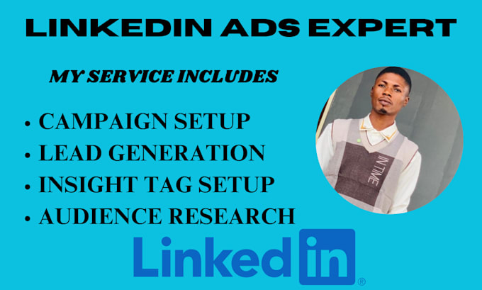 Gig Preview - Setup and manage high performing linkedin ads campaigns targeted linked in ads