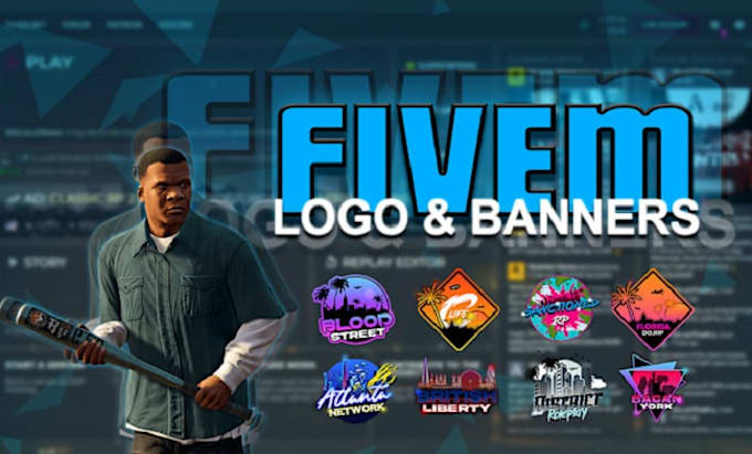 Gig Preview - Do custom fivem roleplay logo design for discord server , fivem server banner