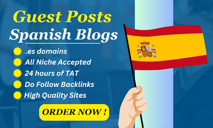 Gig Preview - Publish your guest post on spanish blogs