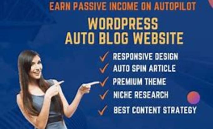 Gig Preview - Automated news website autoblog, wordpress news auto blog, RSS aggregator