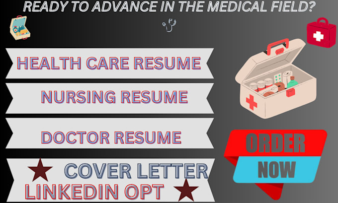 Gig Preview - Write resumes for medical and healthcare professionals