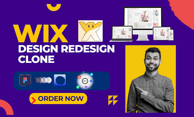 Gig Preview - Do professional wix website design redesign and clone