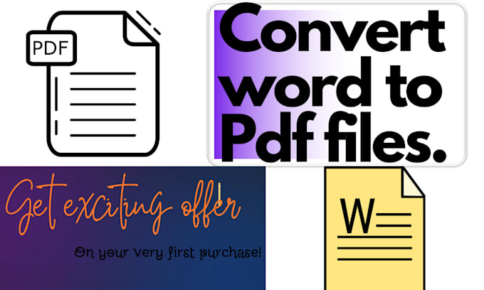 Gig Preview - Convert word to pdf files