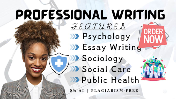 Gig Preview - Write nursing, public health, healthcare nutrition article or ebook ebook writer