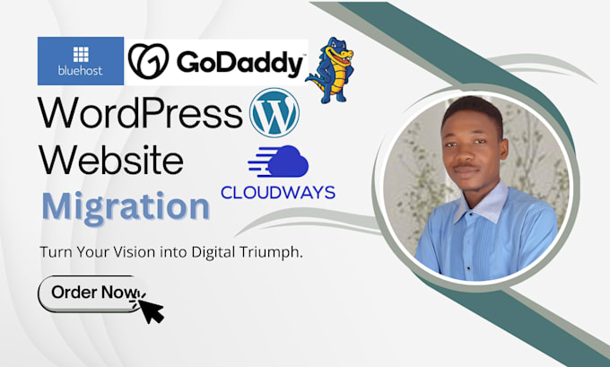 Gig Preview - Setup wordpress website migrate wordpress to cloudways, hostinger, siteground