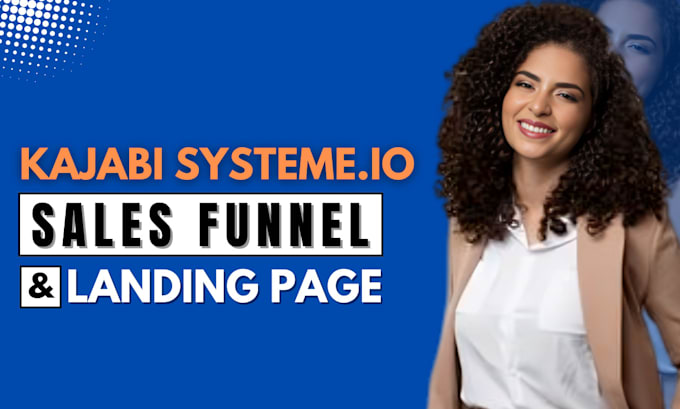 Gig Preview - Do kajabi kartra systeme io sales funnel kajabi landing page SEO CRM integration