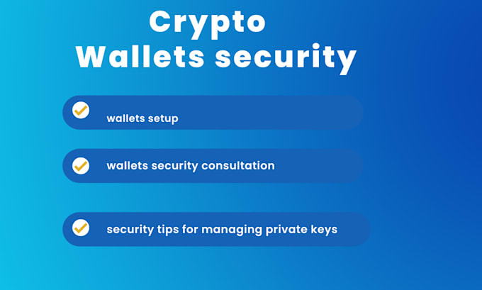 Gig Preview - Do professional crypto wallet setup and security consultation