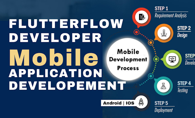 Gig Preview - Develop flutterflow android ios build mobile apps web apps with adalo bubble