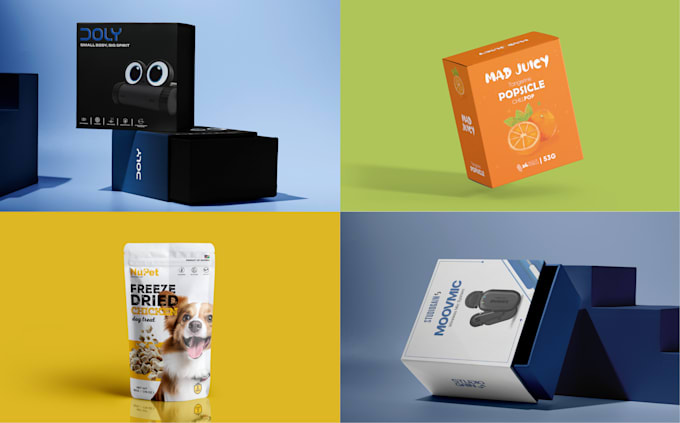 Gig Preview - Design your packaging, food packaging, product packaging