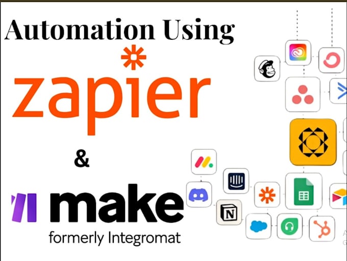 Gig Preview - Do integration or automation using zapier and make integromat expert